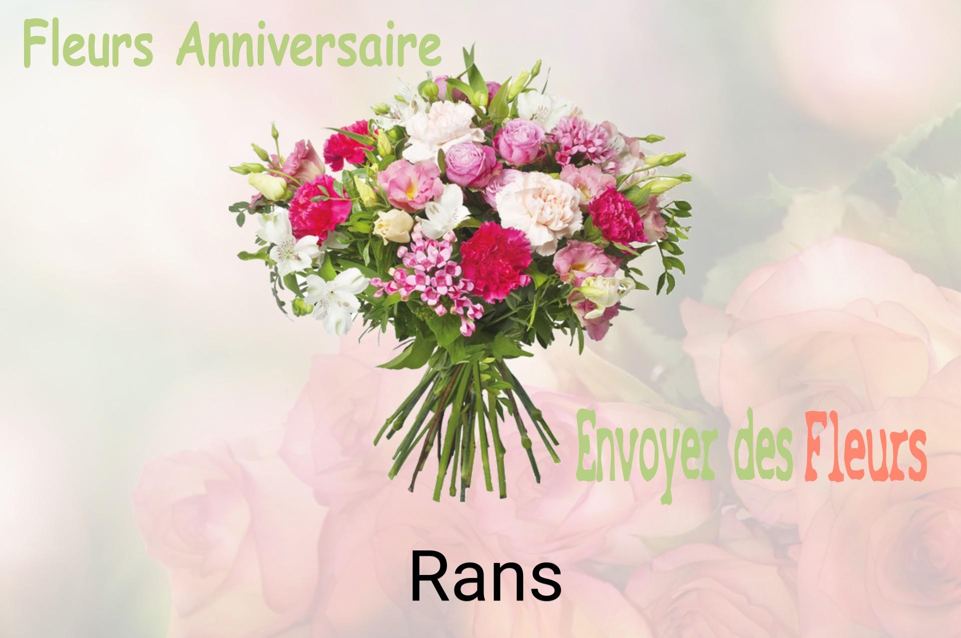 Bouquet de fleurs d’anniversaire livré à Rans